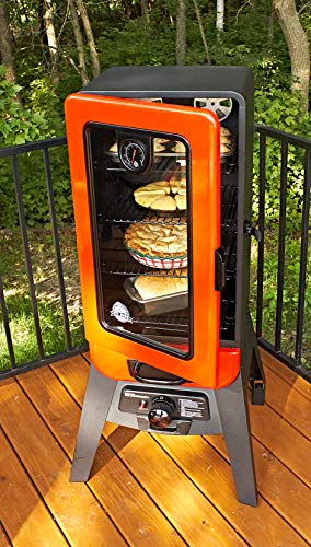 PIT BOSS 77435 Red Vertical LP Gas Smoker