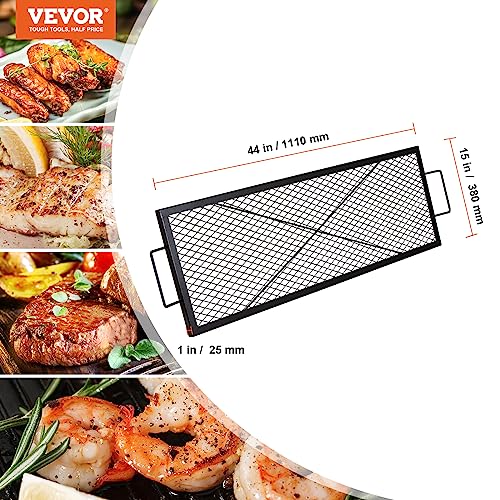 VEVOR X-Marks Rectangle Fire Pit Grill Grid