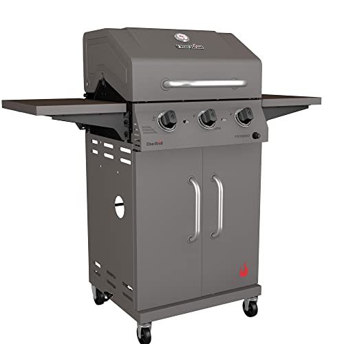 Char-Broil 3-Burner Cart Propane Gas Stainless Steel Grill