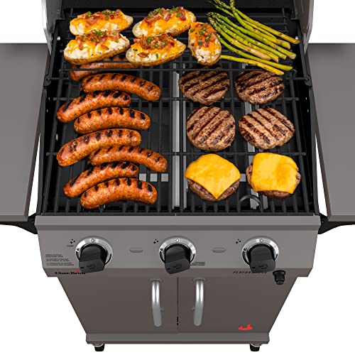 Char-Broil 3-Burner Cart Propane Gas Stainless Steel Grill