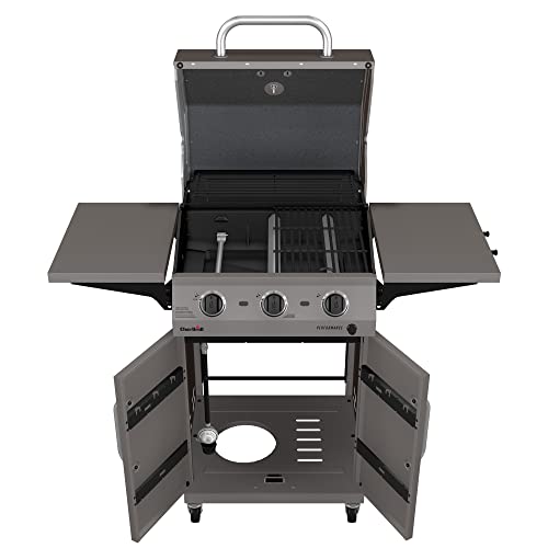Char-Broil 3-Burner Cart Propane Gas Stainless Steel Grill