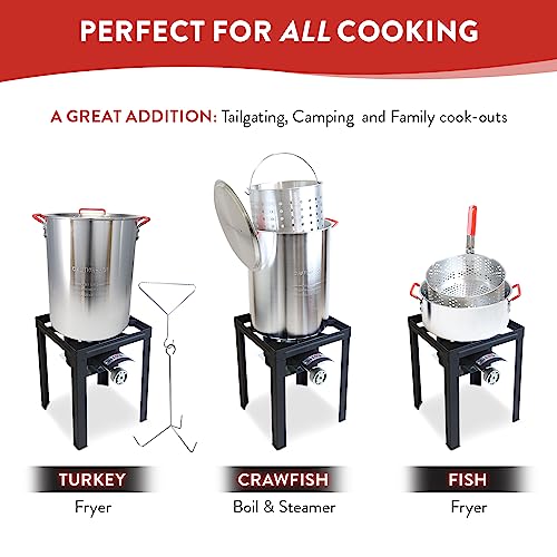 GasOne Turkey and Fish Fryer 30QT Cooker Set