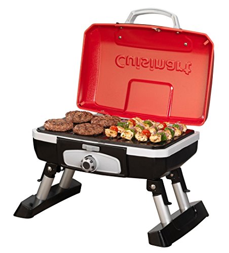 Cuisinart CGG-180T Portable Tabletop Propane Gas Grill, Red