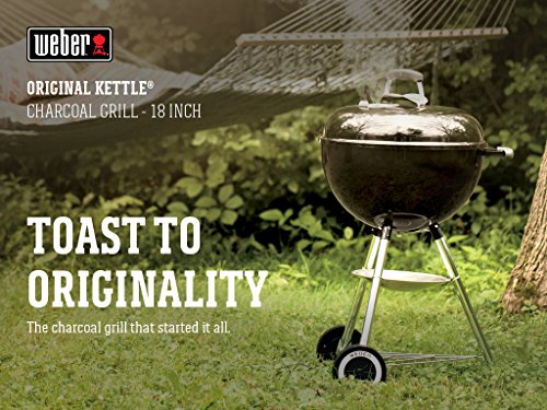 Weber Original Kettle 18" Charcoal Grill, Black