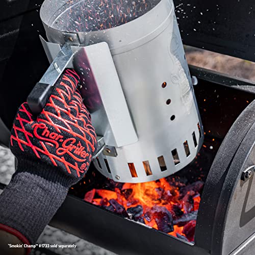12-Inch Char-Griller Chimney Starter for Quick BBQ Coals