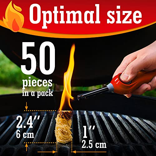 Multipurpose Fire Starter Sticks for Grills, Fire Pits