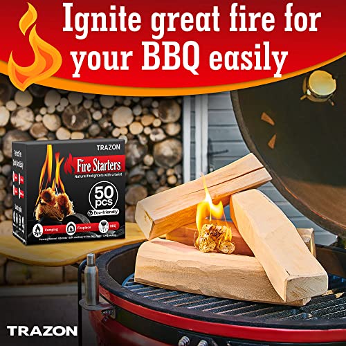 Multipurpose Fire Starter Sticks for Grills, Fire Pits