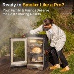 EAST OAK 30" Digital Electric Smoker with Remote