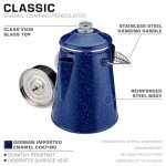 Coletti Enamel Camping Coffee Pot - 12 Cups