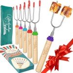 Marshmallow Roasting Sticks Set - Extra Long 6 Pack