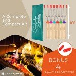 Marshmallow Roasting Sticks Set - Extra Long 6 Pack
