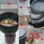 Compact Camping Cookware Set with Carry Bag