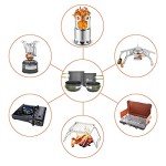 Odoland 16-Piece Lightweight Camping Cookware Set