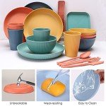 48-Piece Unbreakable Dinnerware Set for 4