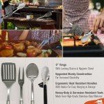BOMKI Outdoor Grilling and Camping Utensils Set