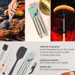 BOMKI Outdoor Grilling and Camping Utensils Set