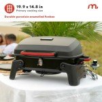 Megamaster Portable Gas Grill for Camping and Outdoor Cooking