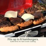 Cuisinart CGG-180T Portable Tabletop Propane Gas Grill, Red