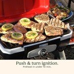 Cuisinart CGG-180T Portable Tabletop Propane Gas Grill, Red
