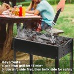 GRILLART Bristle Free BBQ Brush - 17" Grill Cleaner
