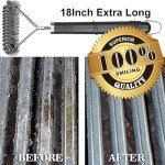 GRILLART Bristle Free BBQ Brush - 17" Grill Cleaner