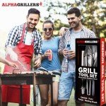 Stainless Steel BBQ Grill Tool Set for Outdoor Cooking