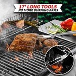 Heavy-Duty Rosewood BBQ Grilling Tools Set