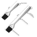 RWM Stainless Steel Basting Brush Set with Silicone
