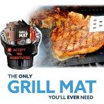 Kona Non-Stick BBQ Grill Mats - Set of 2