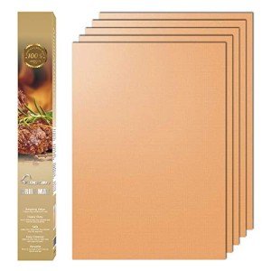 Copper Grill Mat Set - Non-Stick & Reusable