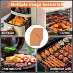 WIBIMEN 7-Pack Non-Stick Grill Mats for Outdoors