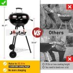 Joyfair 18-Inch Portable Charcoal Grill for Outdoors