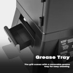 Vertical Propane Smoker with Temperature Control and Cover