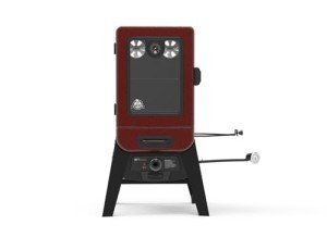 Pit Boss 2-Series Red Hammertone Gas Smoker