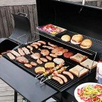 Royal Gourmet Barrel Charcoal Grill with Smoker