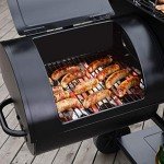 Royal Gourmet Barrel Charcoal Grill with Smoker