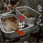 Gas One Double Fryer with 2 Baskets