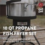 Gas One Propane Deep Fryer with Strainer Basket