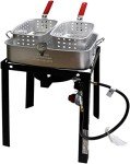 Outdoor Dual Basket Propane Deep Fryer - 18 QT