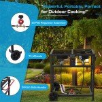 Double Burner Propane Deep Fryer with Pots & Baskets