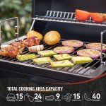 Royal Gourmet CD1519 Portable Charcoal Grill - Travel Size