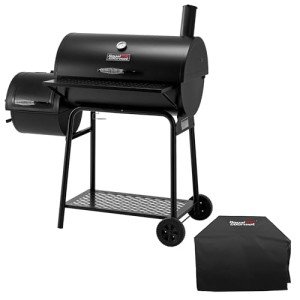 Royal Gourmet Charcoal Grill Offset Smoker with Cover