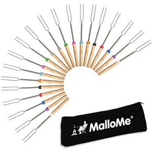 MalloMe 32" S'mores and Roasting Sticks - 5 Pack