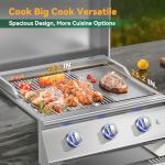 26 Inch Liquid Propane BBQ Grill Head
