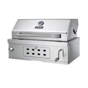 28-Inch Stainless Steel Built-In Charcoal Grill