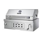28-Inch Stainless Steel Built-In Charcoal Grill