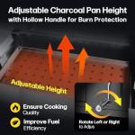 28-Inch Stainless Steel Built-In Charcoal Grill