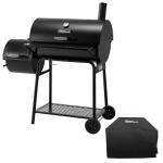 Royal Gourmet Charcoal Grill Offset Smoker with Cover
