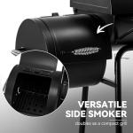 Royal Gourmet Charcoal Grill Offset Smoker with Cover
