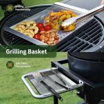 Brand-Man 22" Charcoal Grill & Smoker Combo